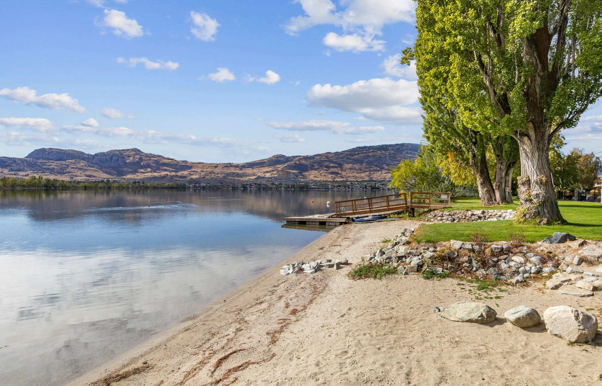 Private Beach on Osoyoos Lake